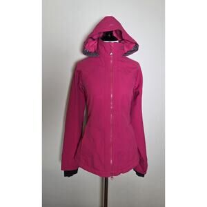 Lululemon Women's Embark Soft Shell Jacket With Hood Pink Fuscia Size 4